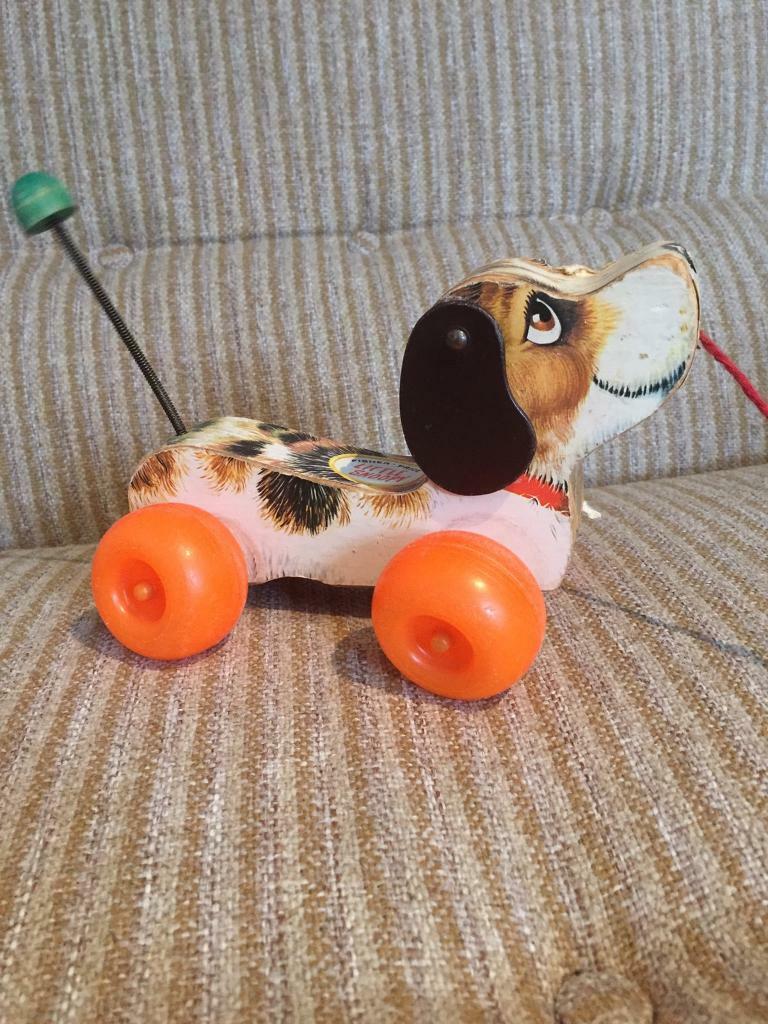 snoopy pull along dog
